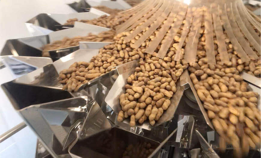 peanut weighing